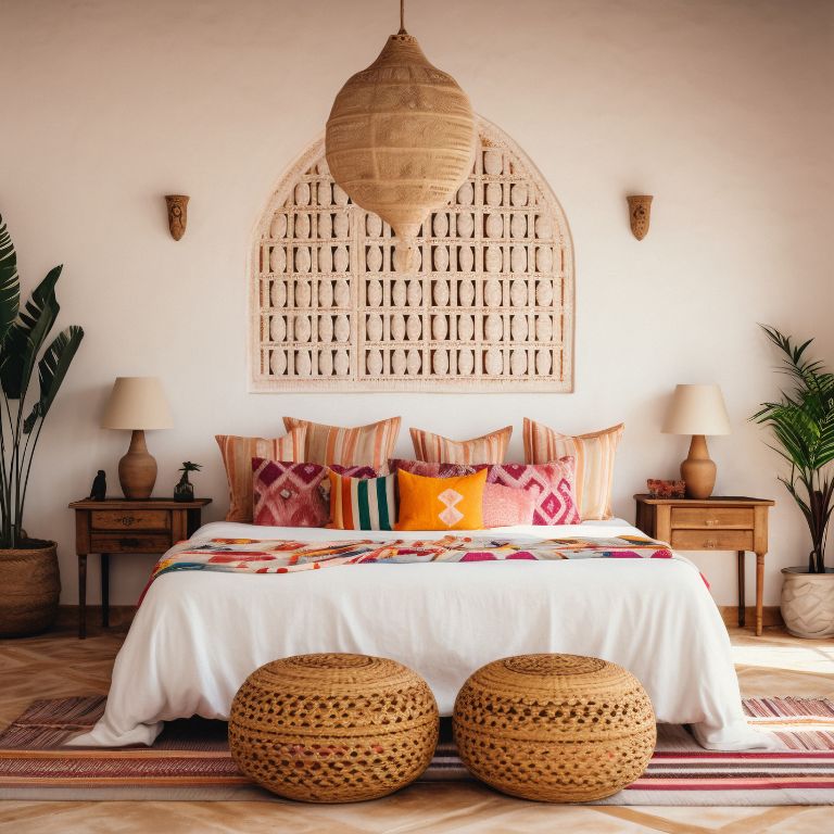 Schlafzimmer im orientalischen Stil