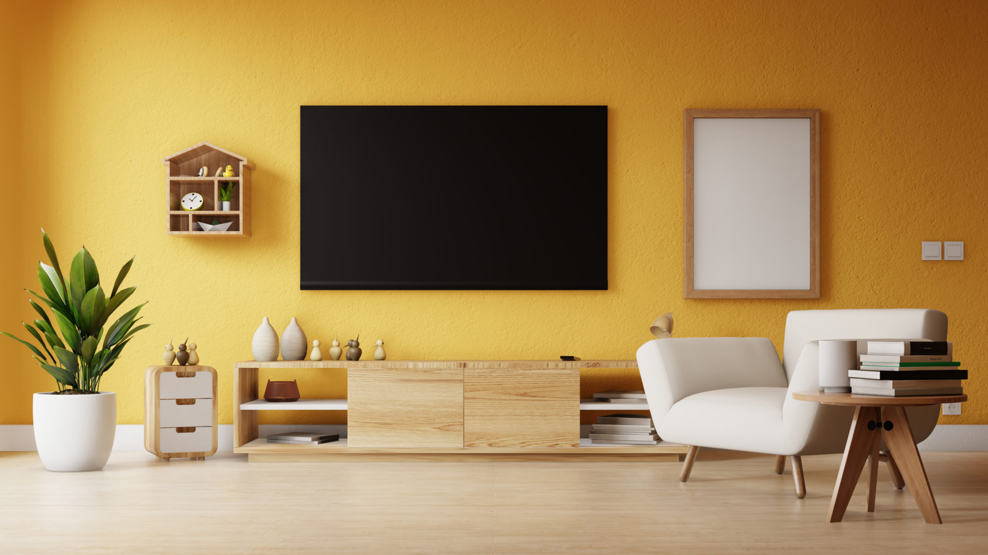 Wandfarben für’s Wohnzimmer – Tipps und Trends – Lomado Möbel