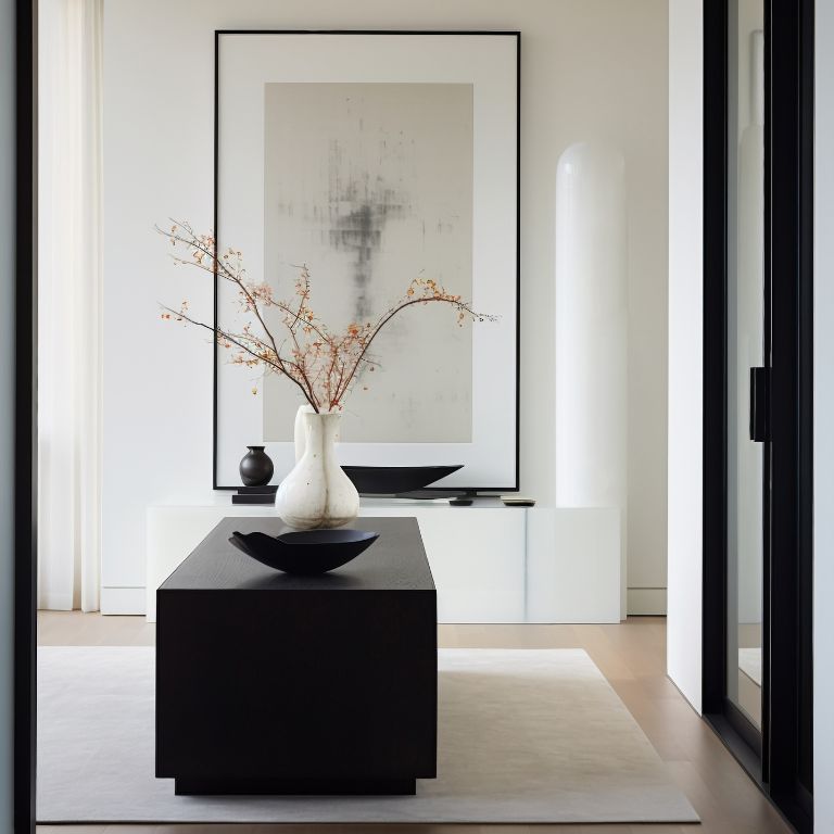 Elegante Farbkombination_ Grau und Schwarz