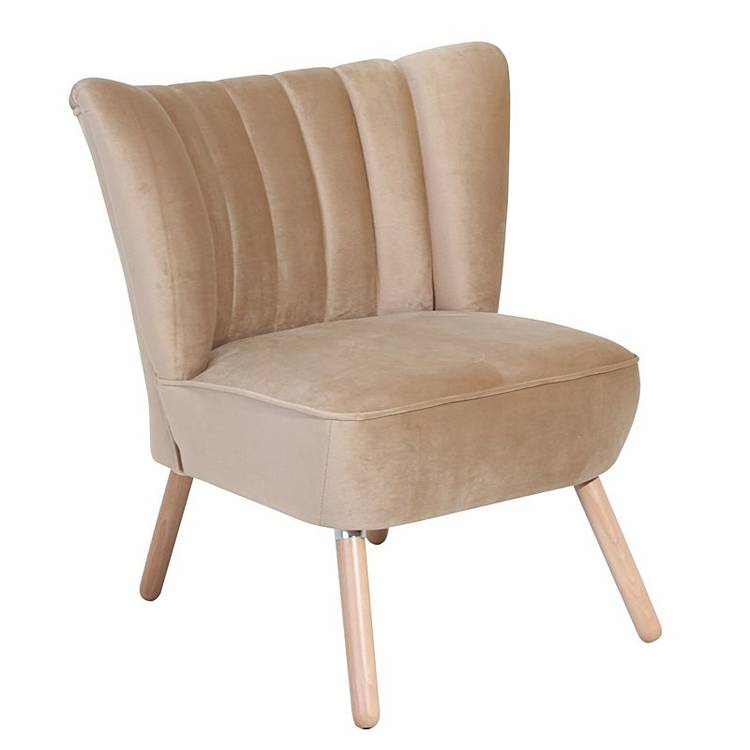 Sessel aus der Möbelserie ALESSANDRO-23 in der Farbe Sand