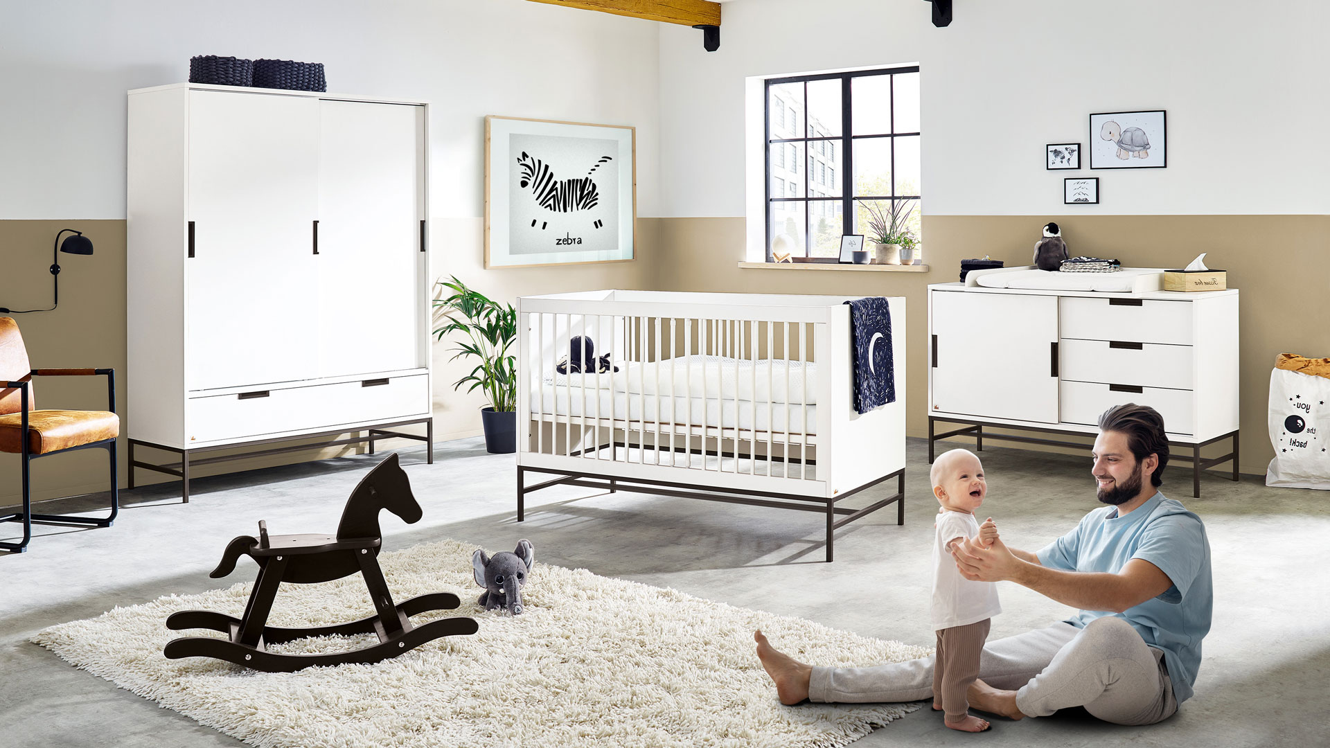 Babyzimmer der Möbelserie STOCKHOLM-134