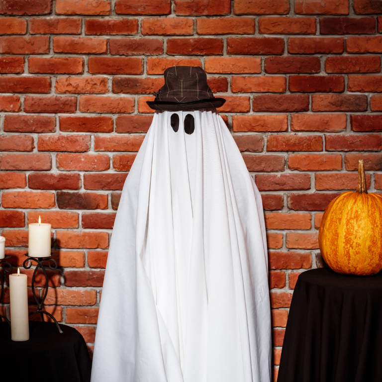 Last-Minute-Halloween Kostüm: Geist