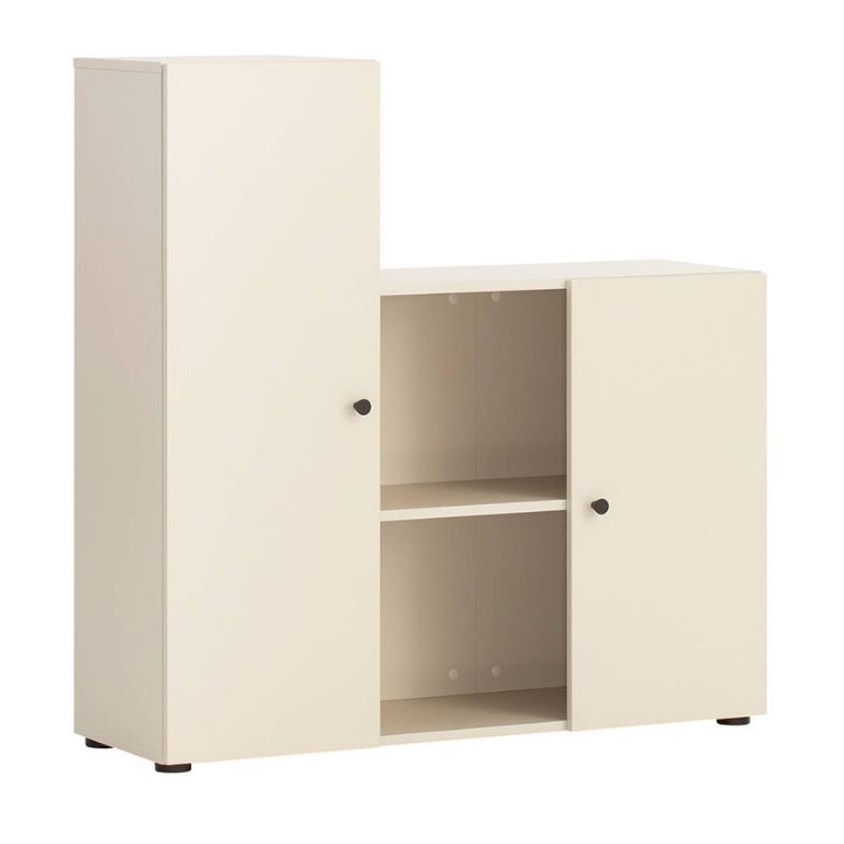 Regalschrank in Beige