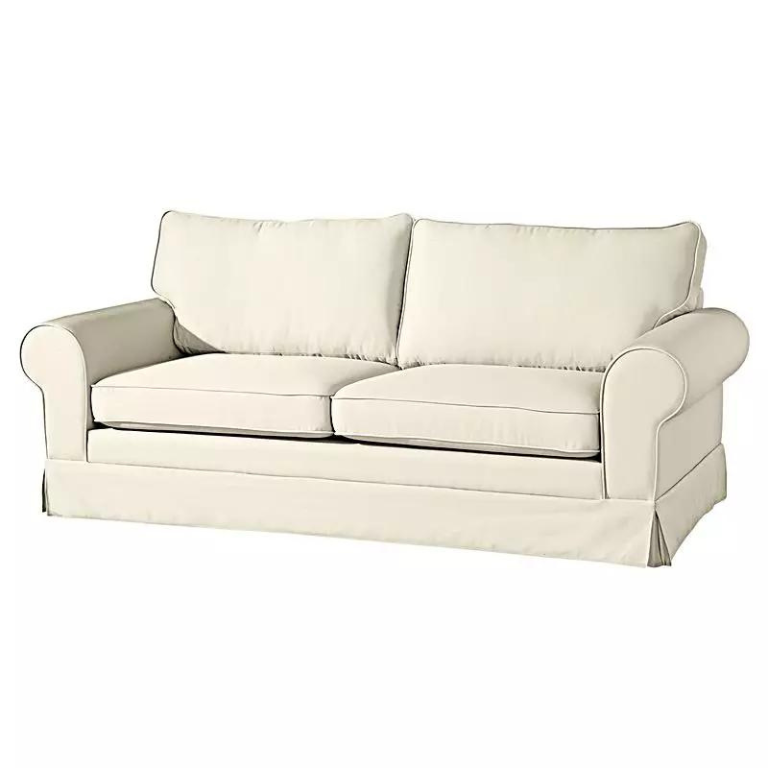 Sofa in der Farbe Creme