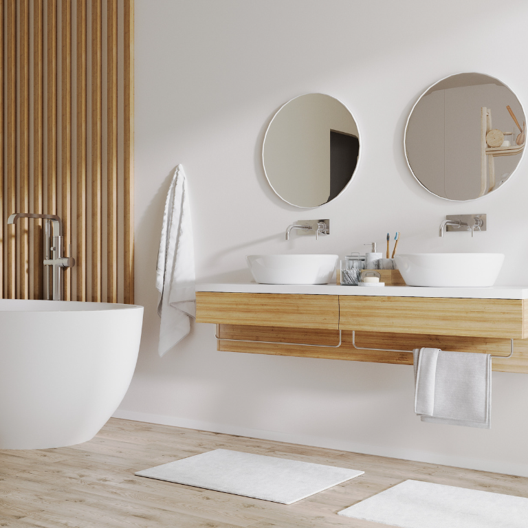 Minimalismus im Badezimmer