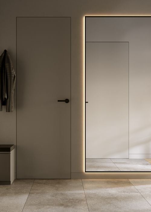 Ideen für einen langen Flur mit Spiegeln