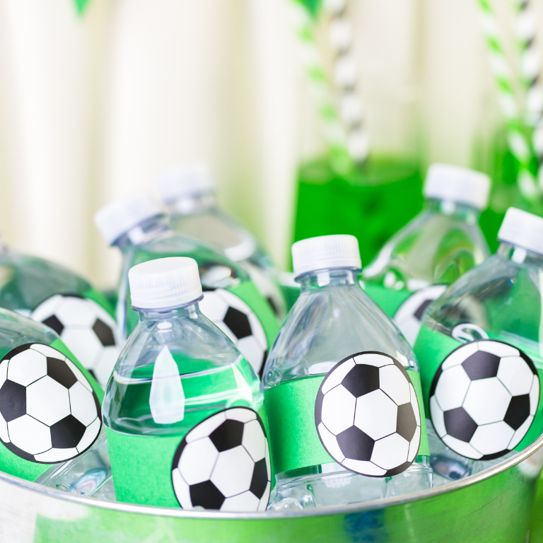 DIY Fußball Party Deko ganz einfach selbst gemacht