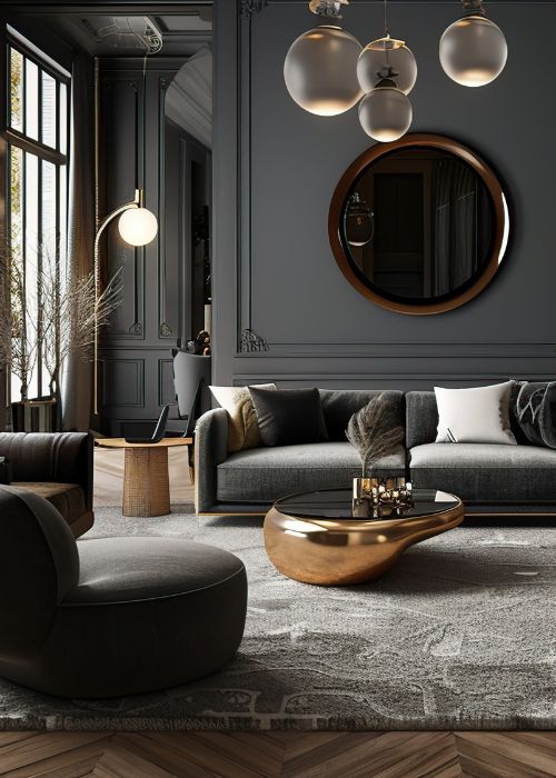 Beleuchtung für einen luxuriösen Look im Wohnzimmer